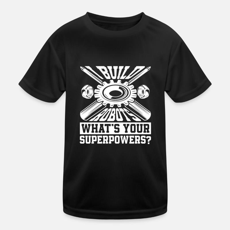 Robotics Ai Robots Kids Functional T-Shirt