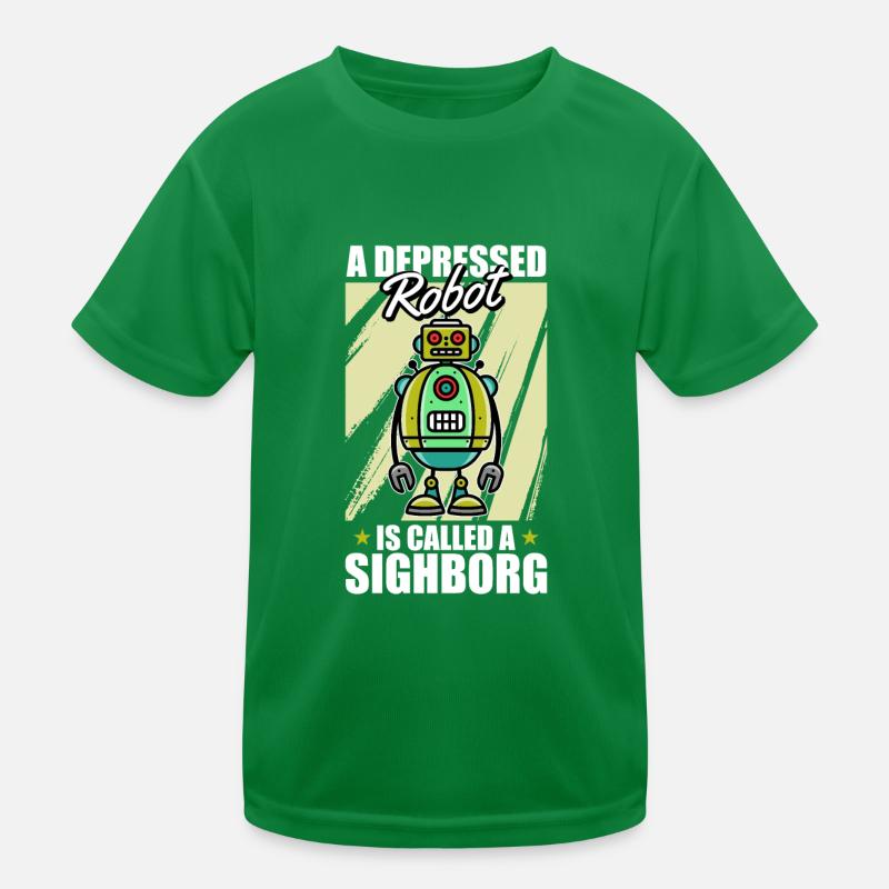 Robotik Ai Roboter Witzig Kinder Funktions-T-Shirt