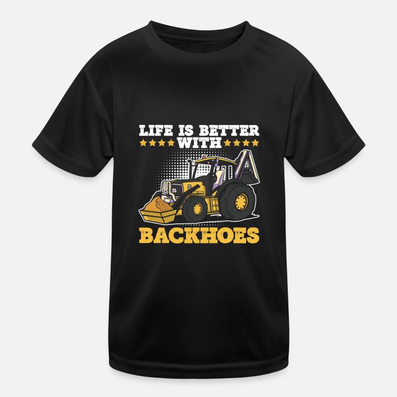 Baggerfahrer Und Bagger fahren T-shirt sport Enfant