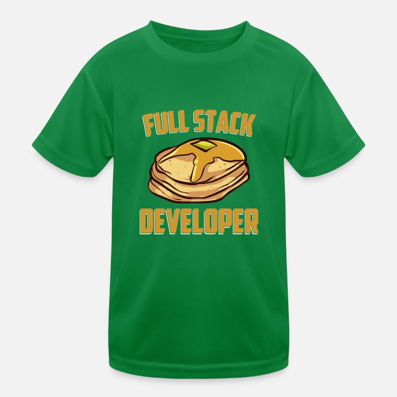 Full Stack Entwickler - Informatik Programmierer Kinder Funktions-T-Shirt