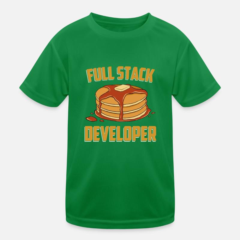 Full Stack Entwickler - Software Science Programmierer Kinder Funktions-T-Shirt