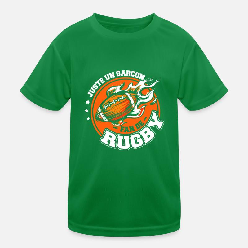 Enfant Rugby Garçon T-shirt sport Enfant