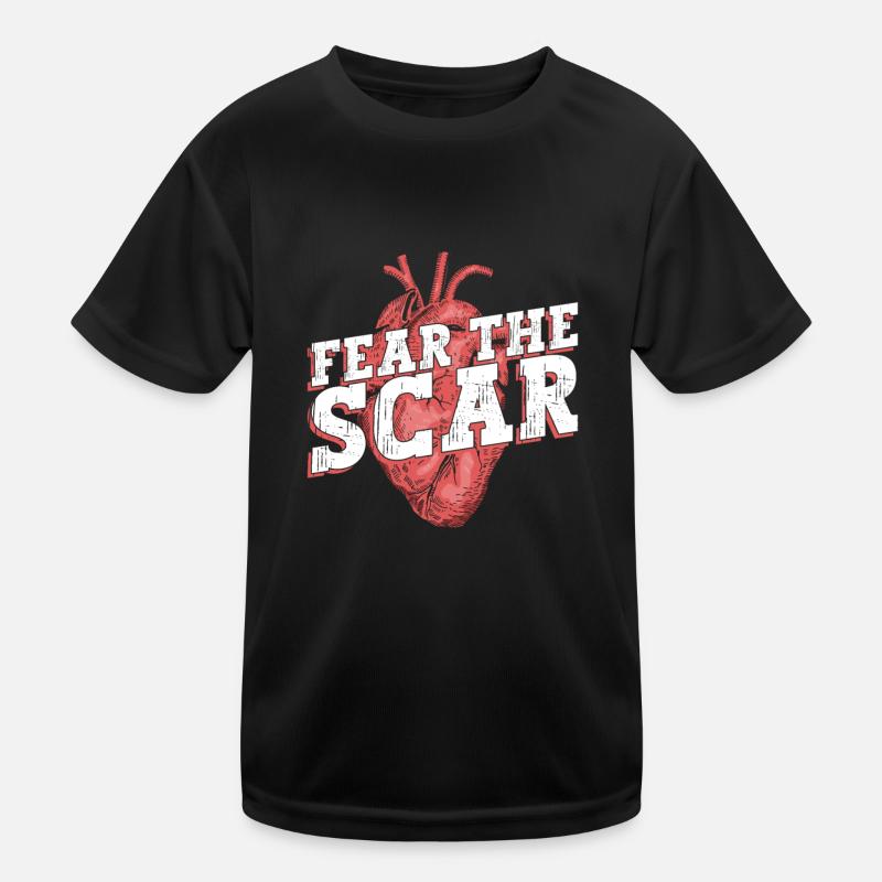 Herzoperation Herz OP Herzinfarkt Kids Functional T-Shirt