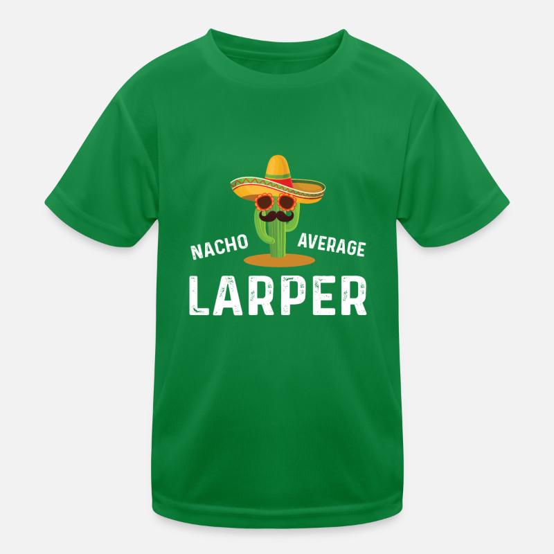 Nacho Durchschnittlicher Larper Kinder Funktions-T-Shirt