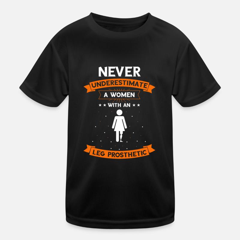 Conception de prothèses de jambe et prothèses de jambe T-shirt sport Enfant
