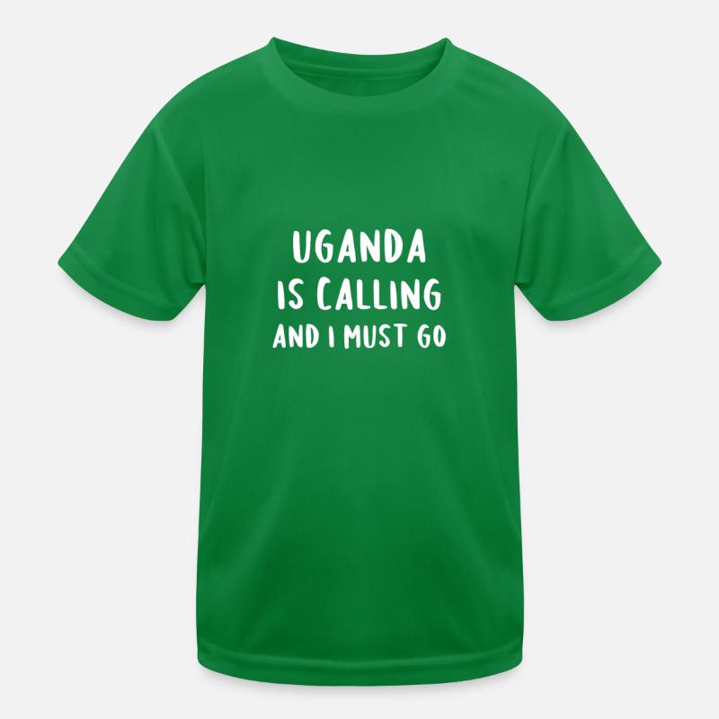 L’Ouganda appelle et je dois partir T-shirt sport Enfant