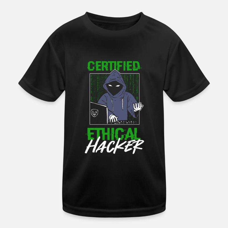 Certified Ethical Hacker Hacking Network Developer Kinder Funktions-T-Shirt