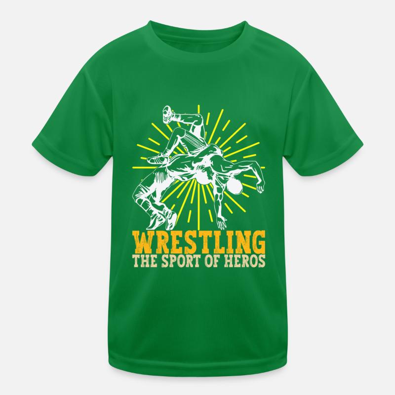 Wrestling Ringen Ringer Kinder Funktions-T-Shirt