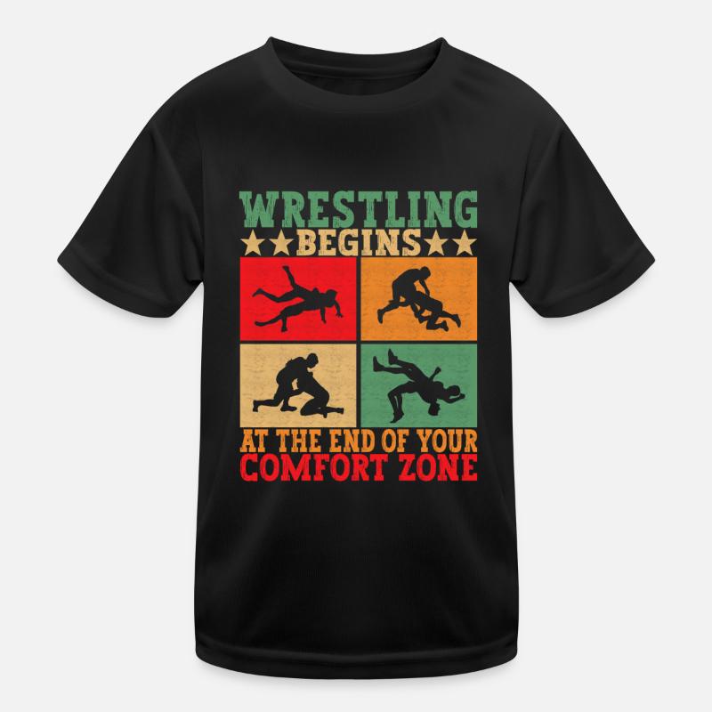Wrestling Ringen Ringer Kinder Funktions-T-Shirt