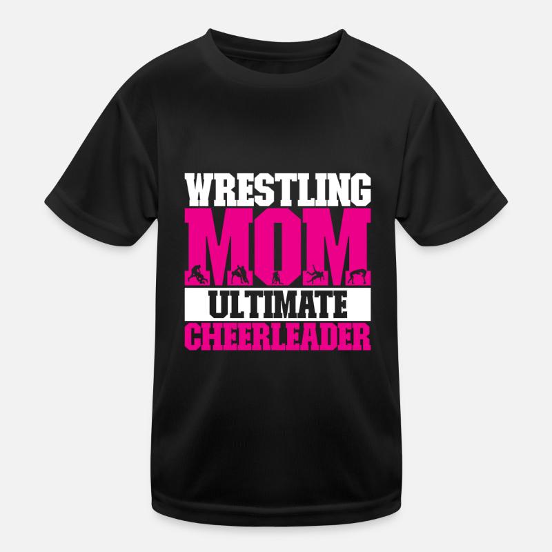 Wrestling Mom Ringen Ringer Kinder Funktions-T-Shirt