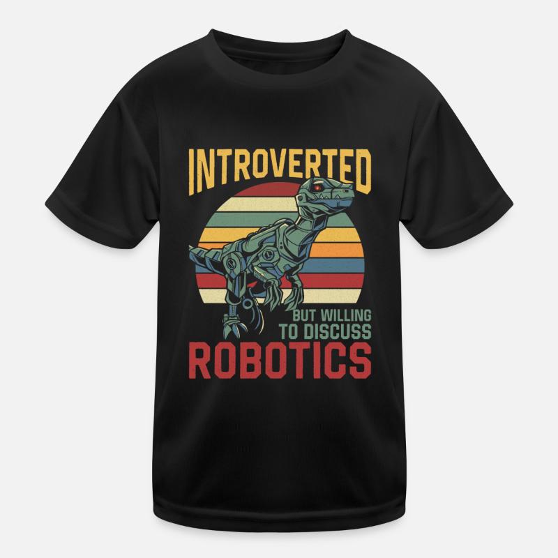 Robot Robotics Engineer Retro Kinder Funktions-T-Shirt