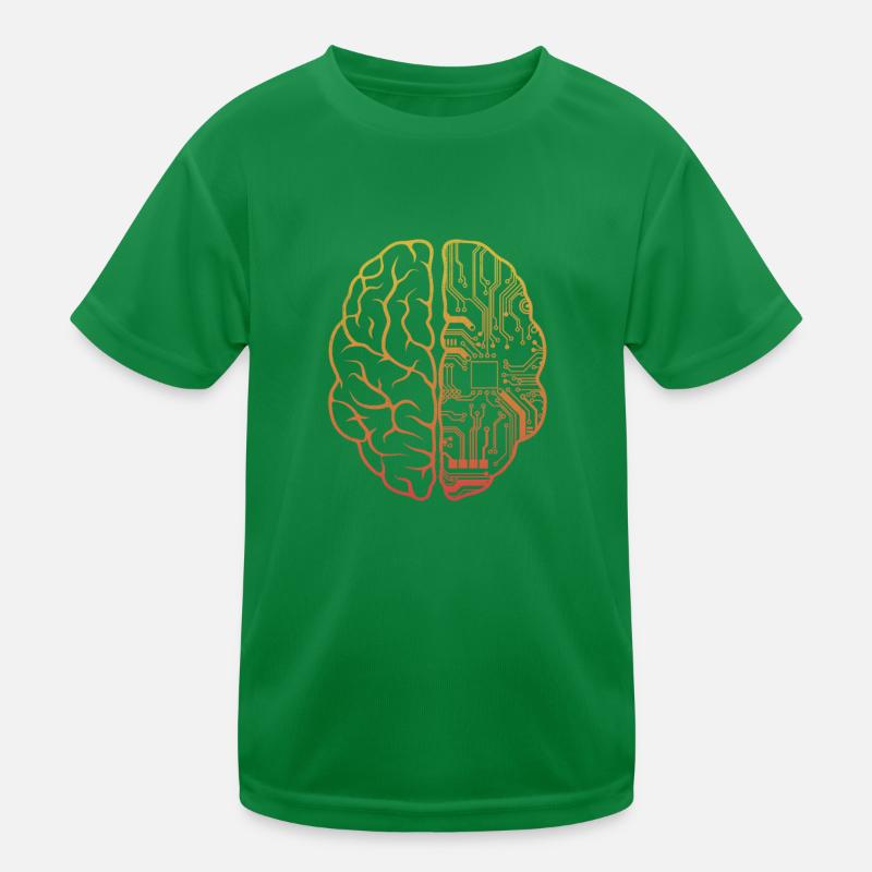 Programmierer Coding - Entwickler Programmieren Gehirn Kinder Funktions-T-Shirt