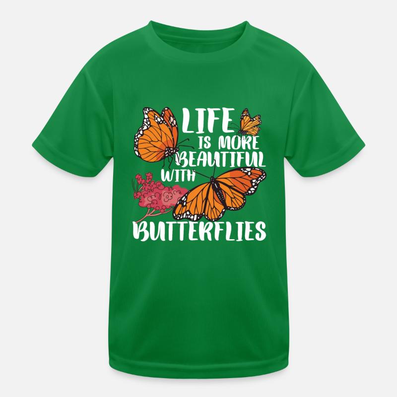 Monarque papillon T-shirt sport Enfant