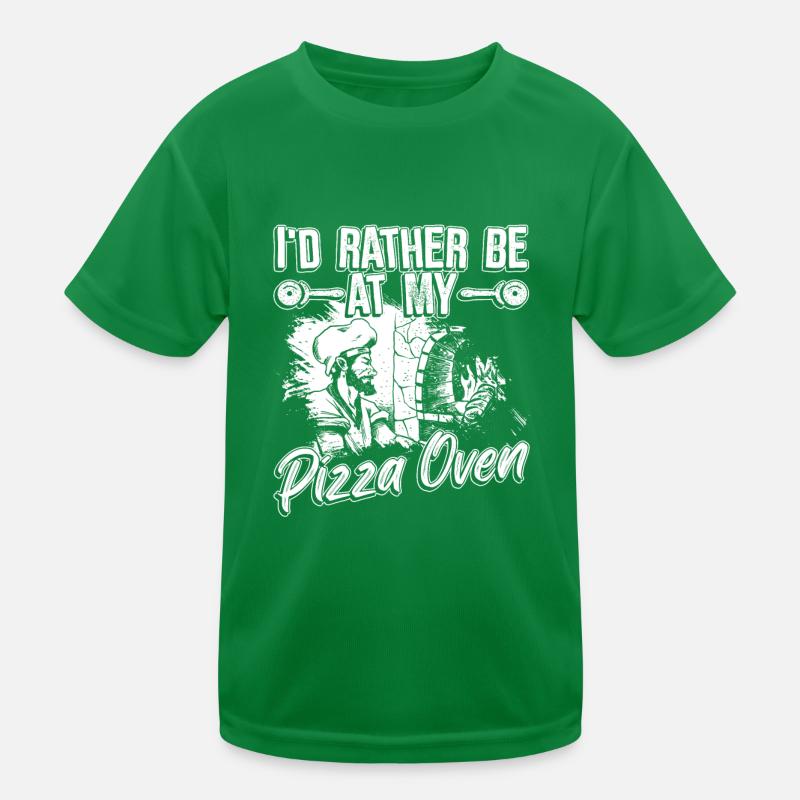 Pizza Pizzabacken Pizzabäcker T-shirt sport Enfant