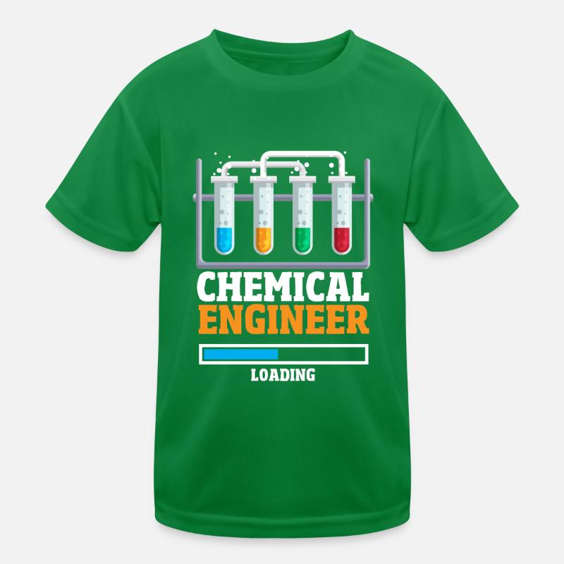 Future Chemical Engineer Loading Chemist Kinder Funktions-T-Shirt