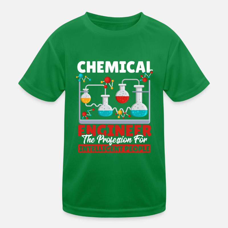 Chemical Engineer Chemist Chemical Engineering Kids Functional T-Shirt