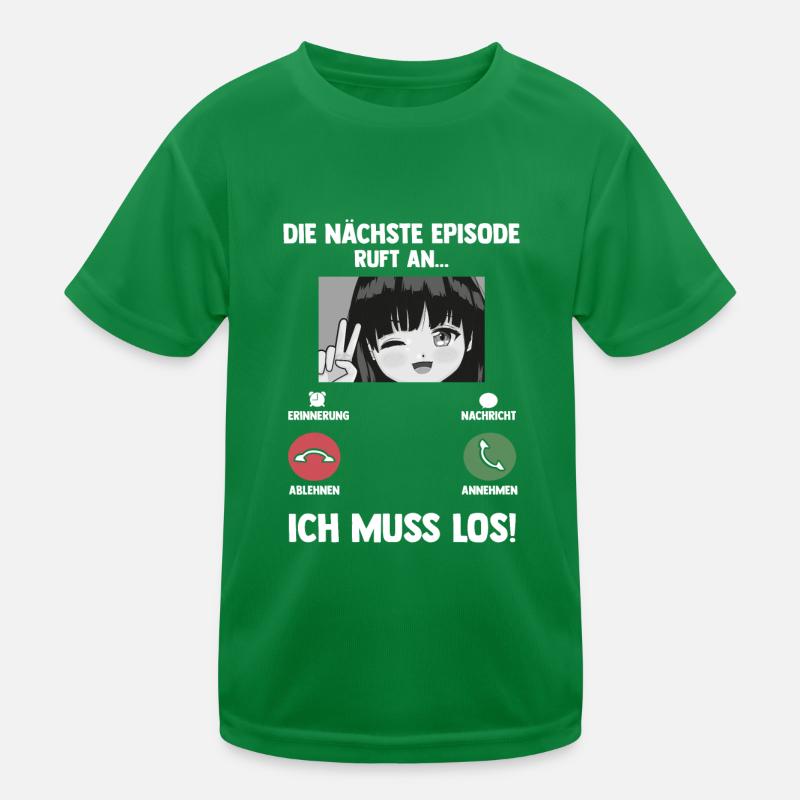 Anime Ruft An Kinder Funktions-T-Shirt