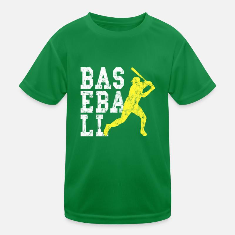 Baseball Kids Functional T-Shirt
