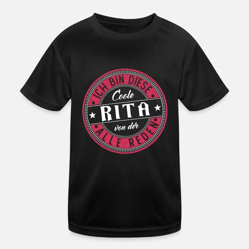 Rita Geschenkidee Geschenk Geburtstag Kinder Funktions-T-Shirt