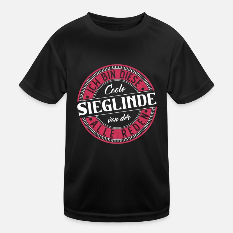 Sieglinde Geschenkidee Geschenk Geburtstag Kinder Funktions-T-Shirt