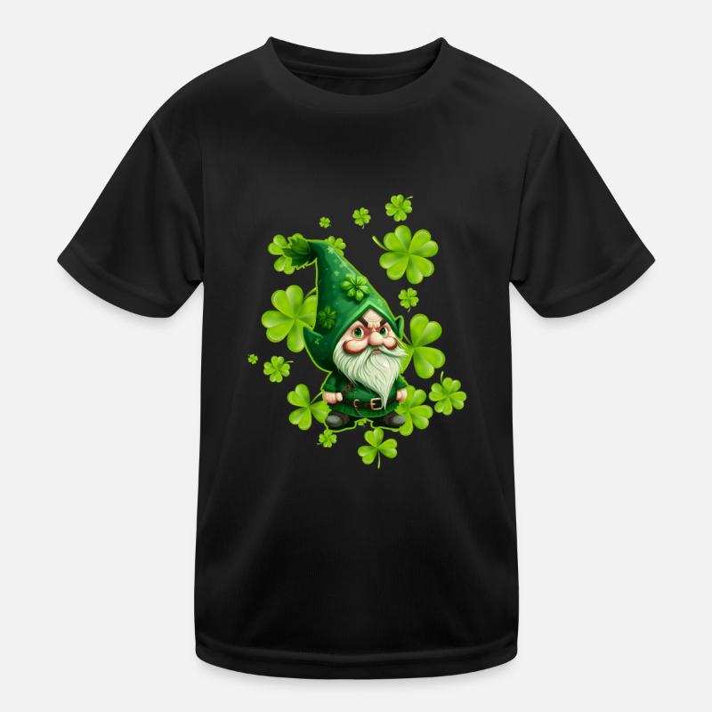 Leprechaun St. Patrick’s Day Goblin Clover T-shirt sport Enfant