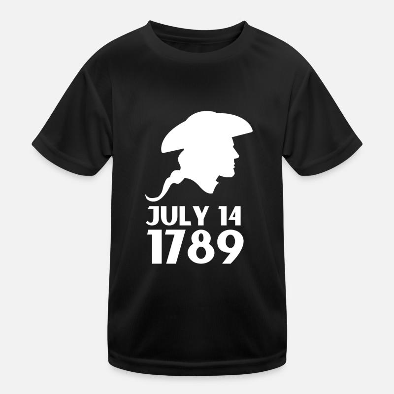 Fraternité Liberte Egalite Français Révolution T-shirt sport Enfant
