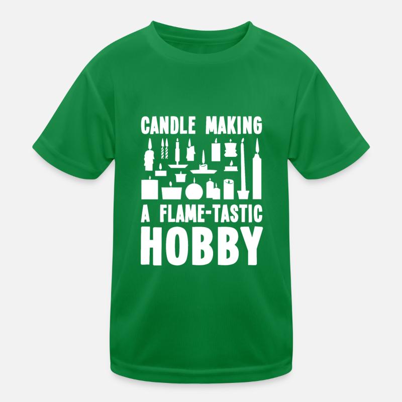 Drôle de chemise de fabricant de bougies T-shirt sport Enfant