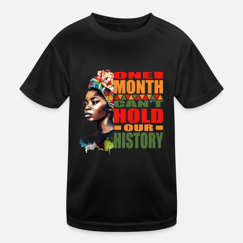 Juneteenth und Black History Commemorative Kinder Funktions-T-Shirt