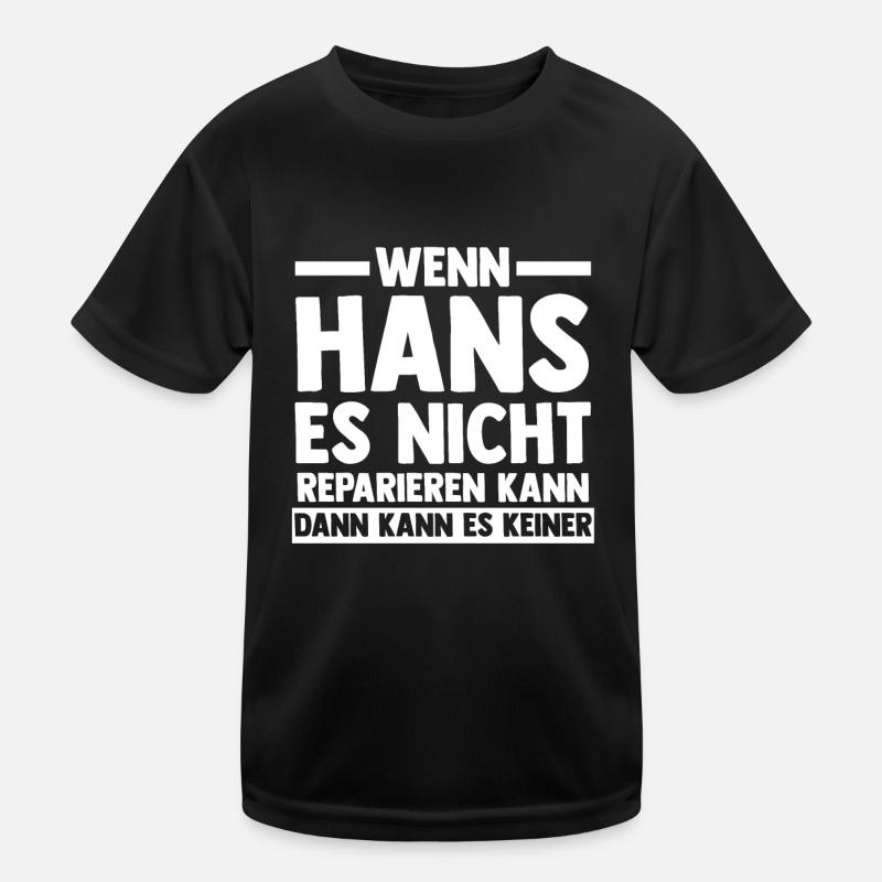 Hans Kinder Funktions-T-Shirt