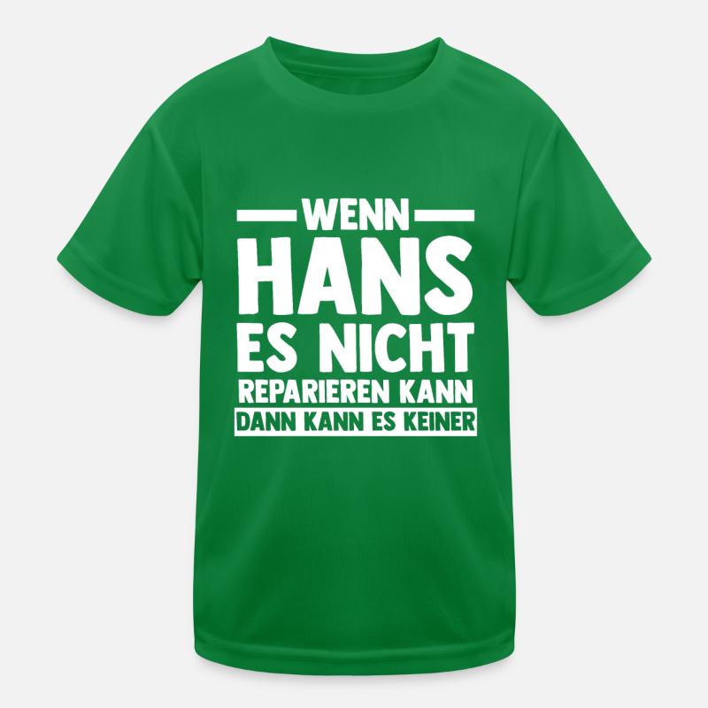 Hans Kinder Funktions-T-Shirt