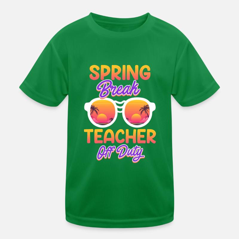 Enseignant de la semaine de relâche Enseignant de vacances T-shirt sport Enfant