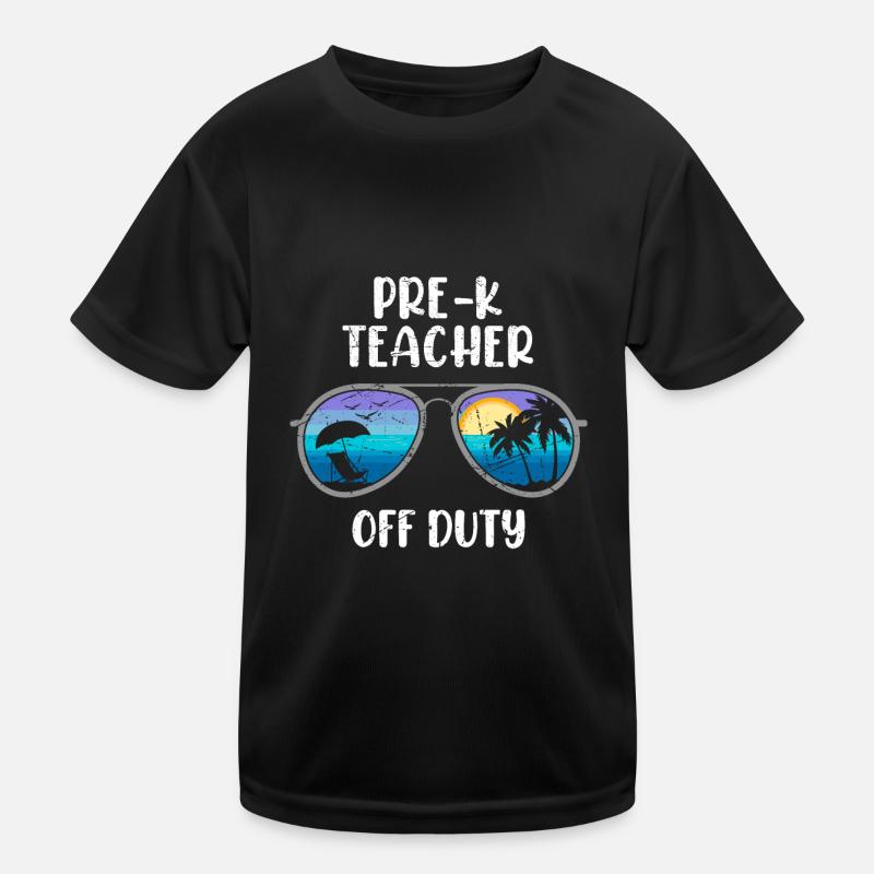 Preschool Kindergarten Educator off duty teacher Kids Functional T-Shirt