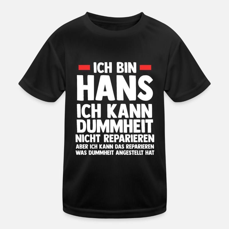 Hans Kinder Funktions-T-Shirt