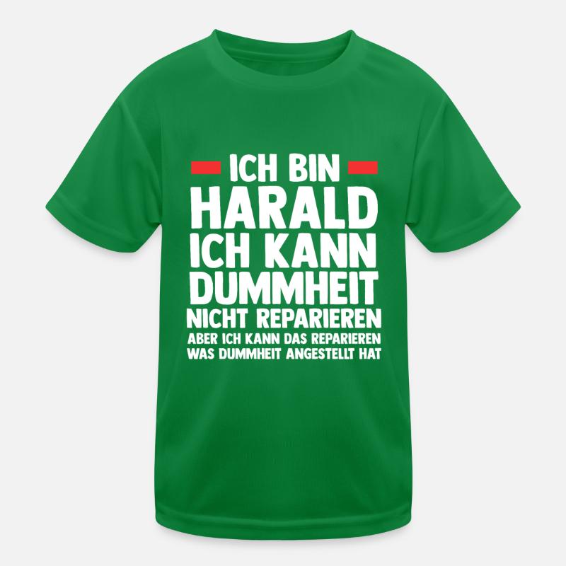 Harald Kinder Funktions-T-Shirt