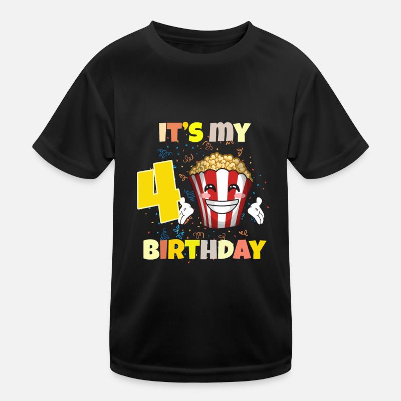 C’est mon 4ème anniversaire T-shirt sport Enfant