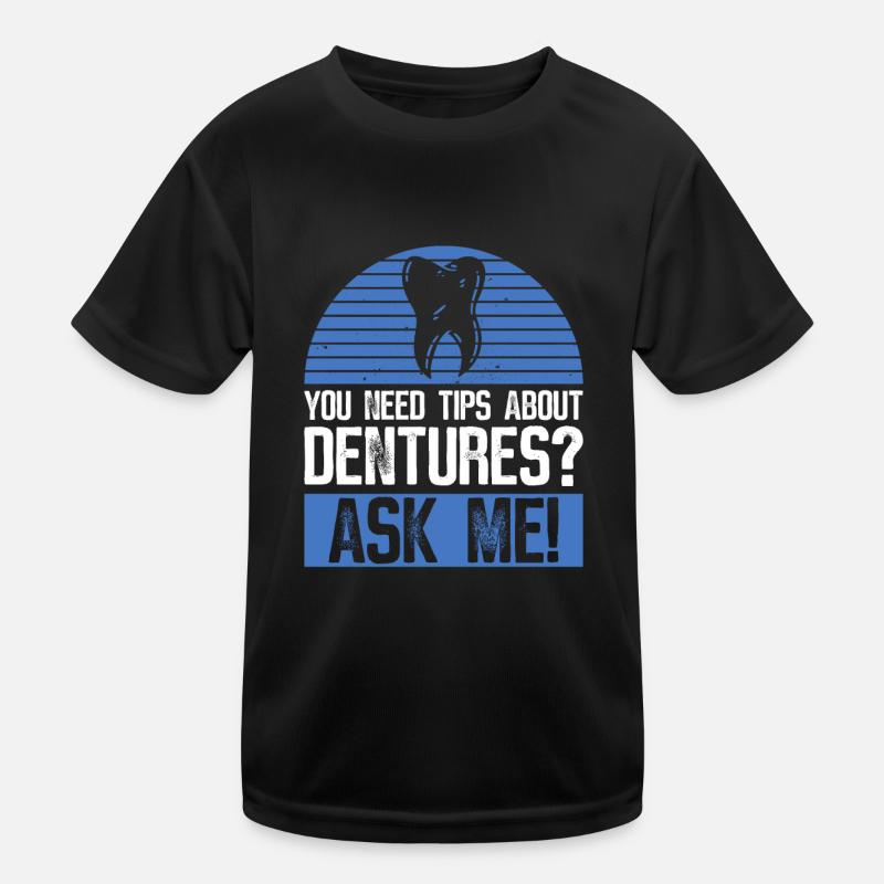 Zahntechniker - Kids Functional T-Shirt - black