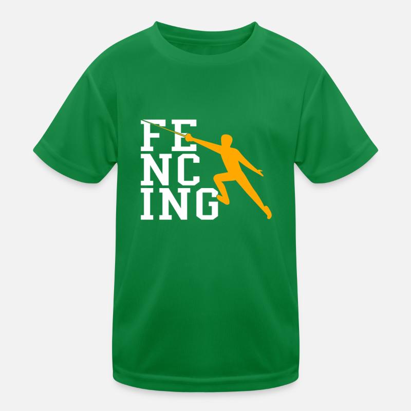 Fencing Kids Functional T-Shirt