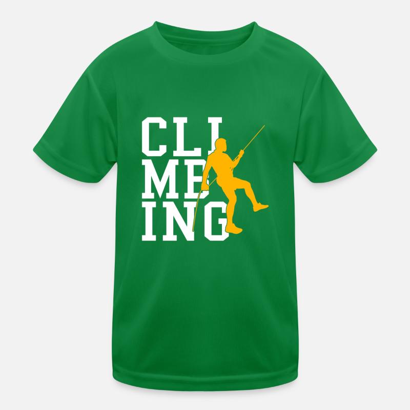 Klettern Kinder Funktions-T-Shirt