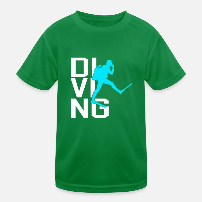 Tauchen Kinder Funktions-T-Shirt