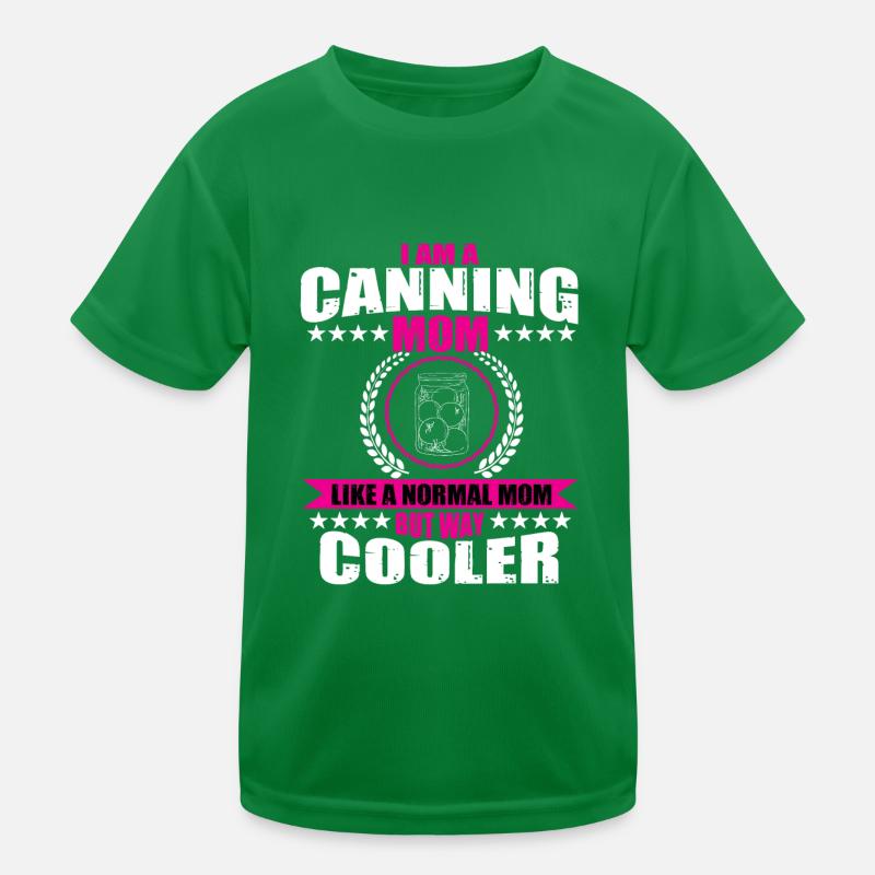 Lustiges Einkochen Mama Design Kinder Funktions-T-Shirt