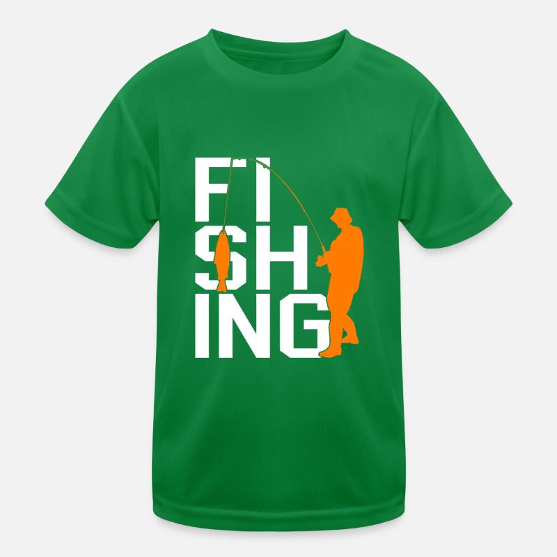 Lystfiskeri Funktionsshirt til børn