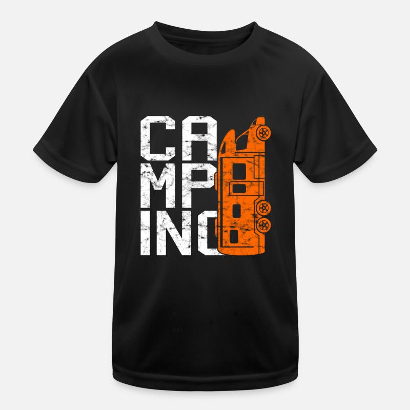 camping Kids Functional T-Shirt