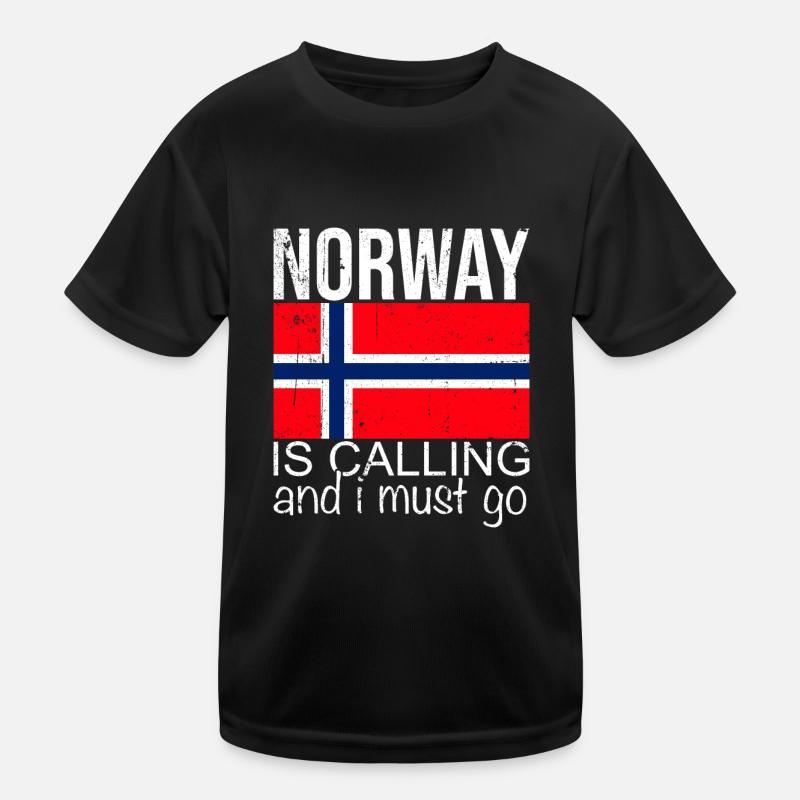 Norwegen Spruch Kinder Funktions-T-Shirt
