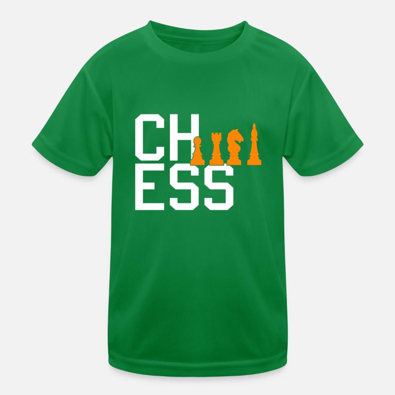 Schach Kinder Funktions-T-Shirt