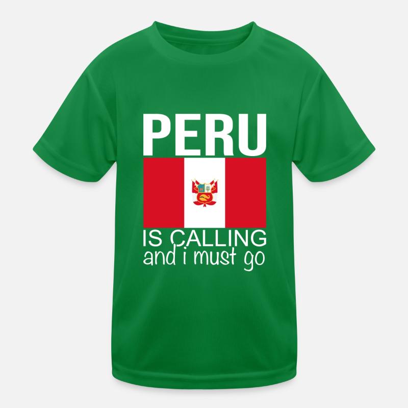 Peru Saying Kids Functional T-Shirt