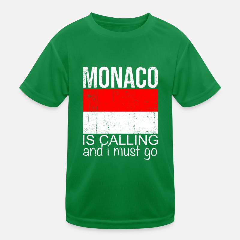 Monaco Spruch Kinder Funktions-T-Shirt