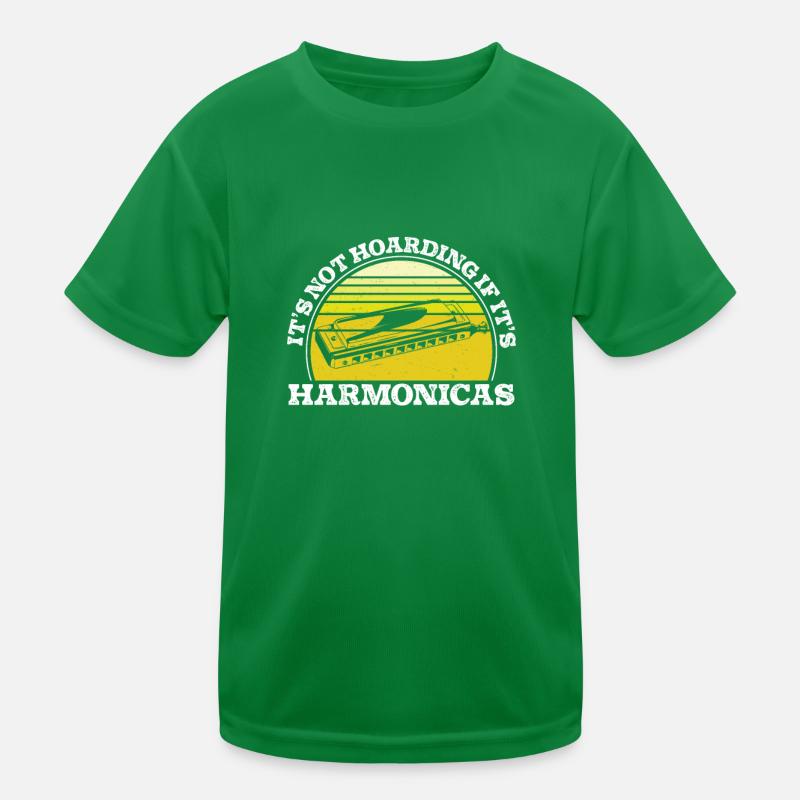 L’harmonica ne thésaurise pas si c’est drôle d’harmonicas T-shirt sport Enfant