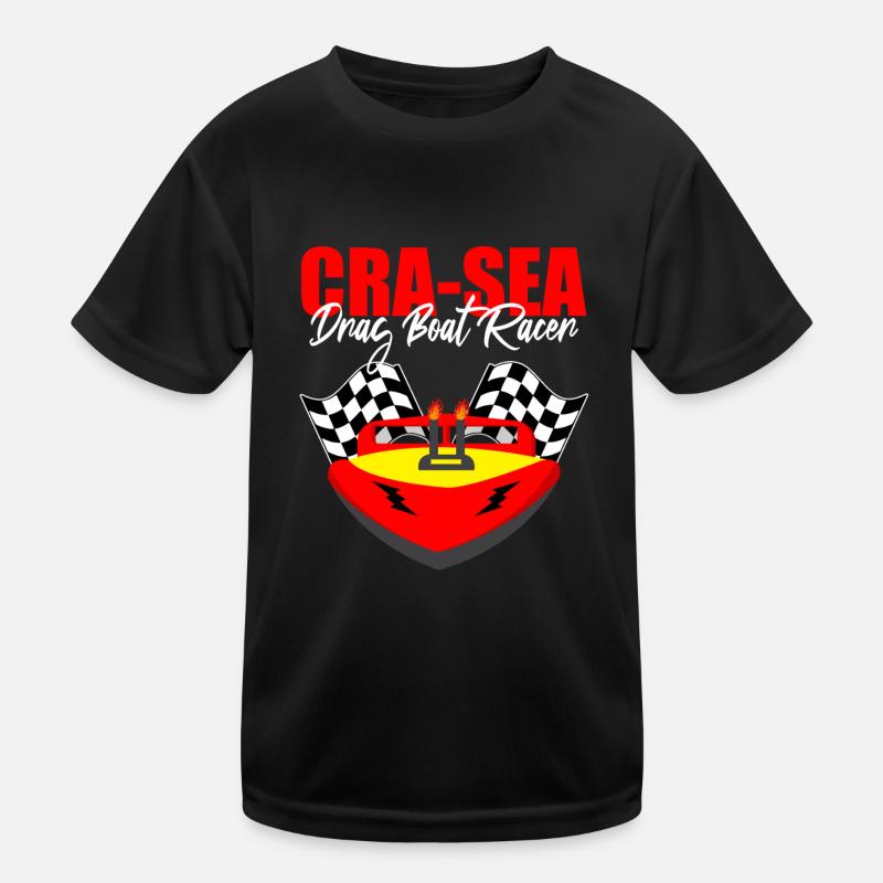 Schnellboot-Rennen Design for Rennbootfahrer Kinder Funktions-T-Shirt