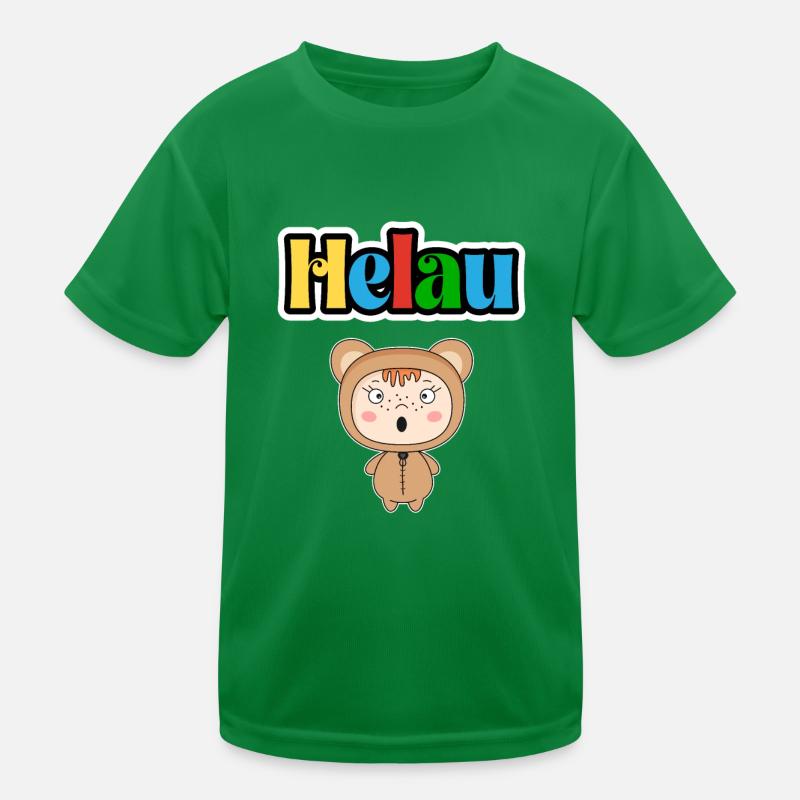 Süßes Karneval Tier, Meenz Helau, party Kinder Funktions-T-Shirt