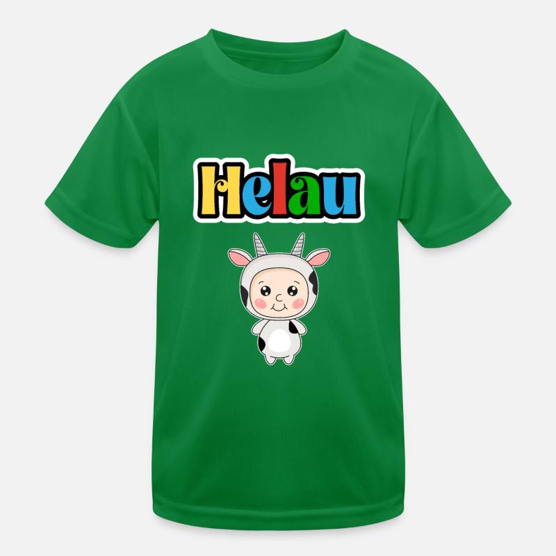 Süßes Karneval Tier, Meenz Helau, party Kinder Funktions-T-Shirt